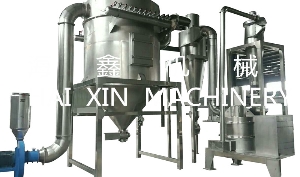 HXCX-100A和130型超細(xì)粉碎機組
